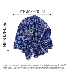 Printed Short Cap Headscarf – Liora