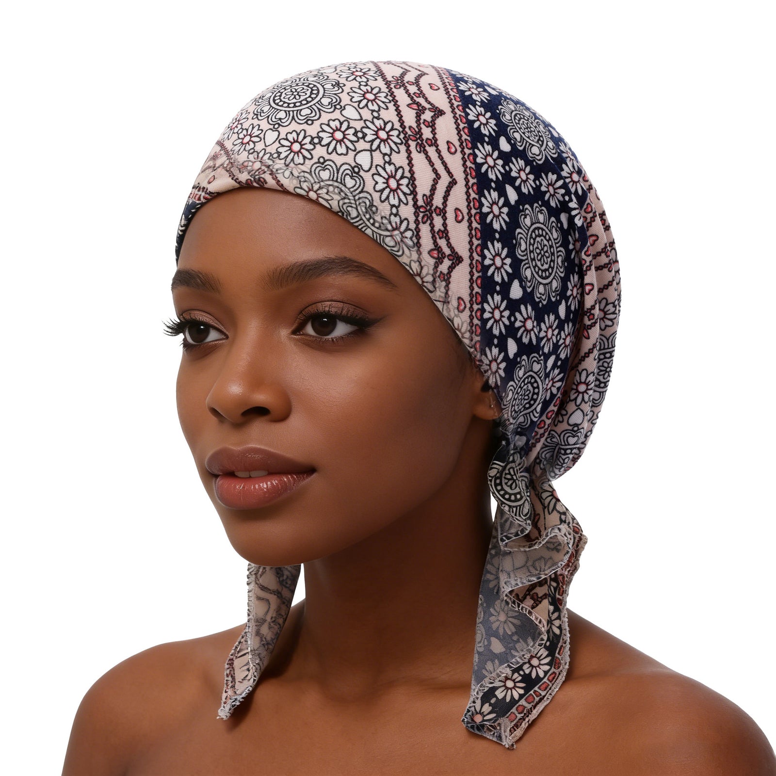 Printed Short Cap Headscarf – Casa Luvia