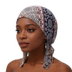 Printed Short Cap Headscarf – Liora