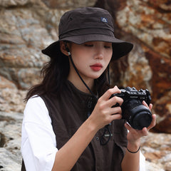 Wide-Brim UV Protection Hiking Hat – Sol
