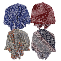 Printed Short Cap Headscarf – Liora