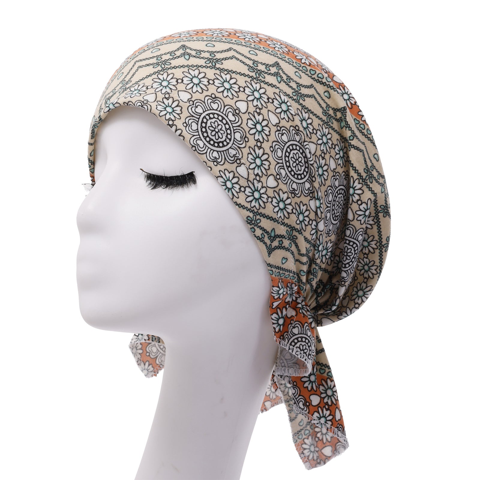 Printed Short Cap Headscarf – Casa Luvia