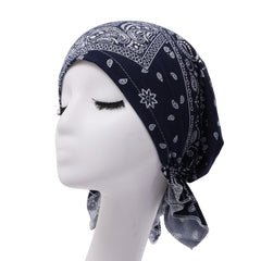 Printed Short Cap Headscarf – Liora