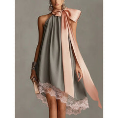Gray Strapless Tie-Dye Midi Dress – Lyra