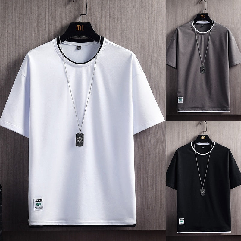 Men Solid Cotton Crew Neck Tee – Casa Luvia