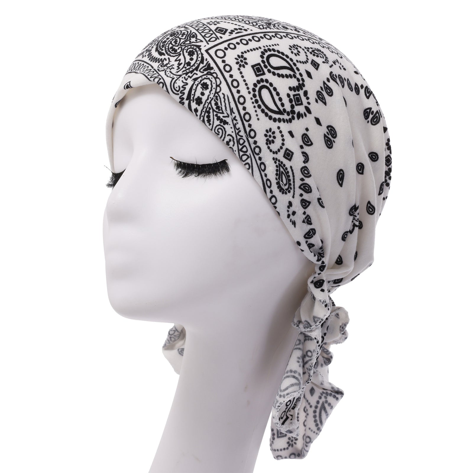 Printed Short Cap Headscarf – Casa Luvia