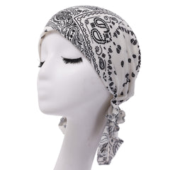 Printed Short Cap Headscarf – Liora
